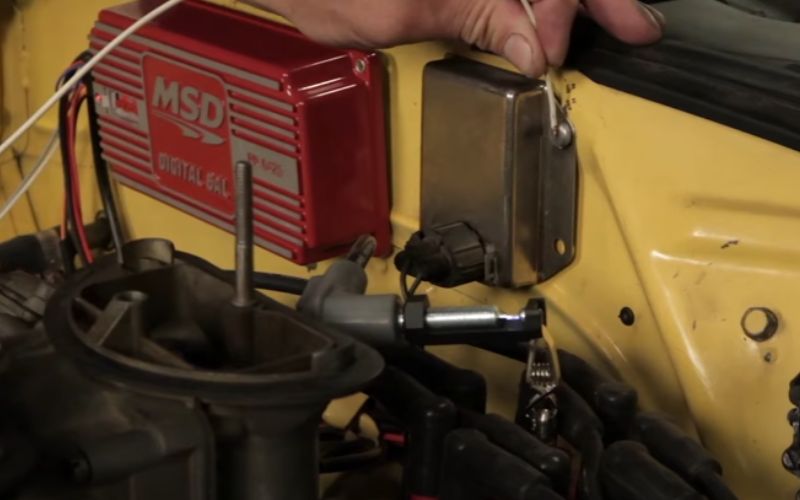 MSD Ignition Box Inspect The White Wire Trigger