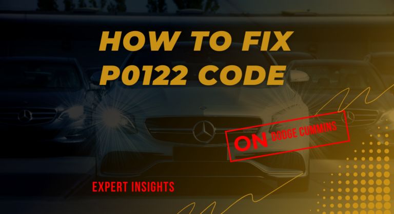 How to Fix P0122 Code on Dodge Cummins (Expert Insights)