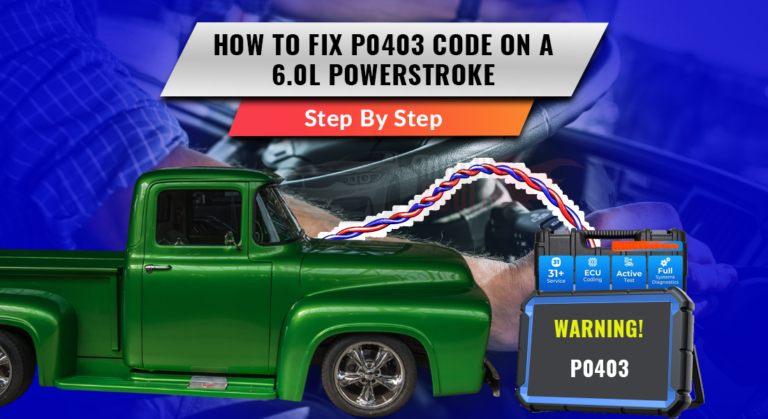How to Fix P0403 Code on a 6.0L Powerstroke (Step-By-Step)
