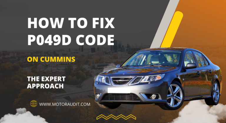 How to Fix the P049D Code on Cummins (The Expert Approach)