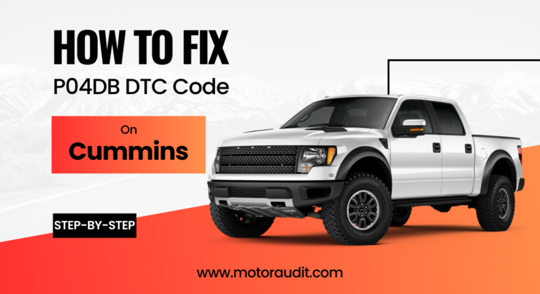 How to Fix the P04DB DTC Code on Cummins (Step-by-Step)