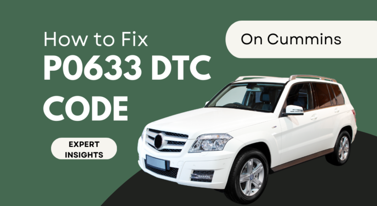 How to Fix the P0633 DTC Code on Cummins (Expert Insights)