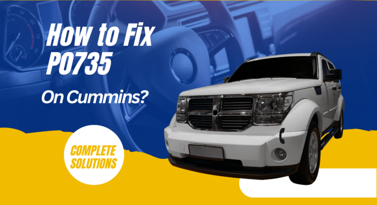 How to Fix P0735 Code On Cummins? (Complete Solutions)