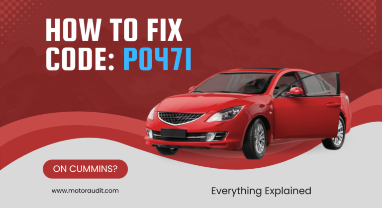 How to Fix P0471 Code On Cummins? (Everything Explained)