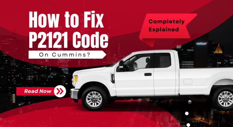 How to Fix P2121 Code On Cummins? (Completely Explained)